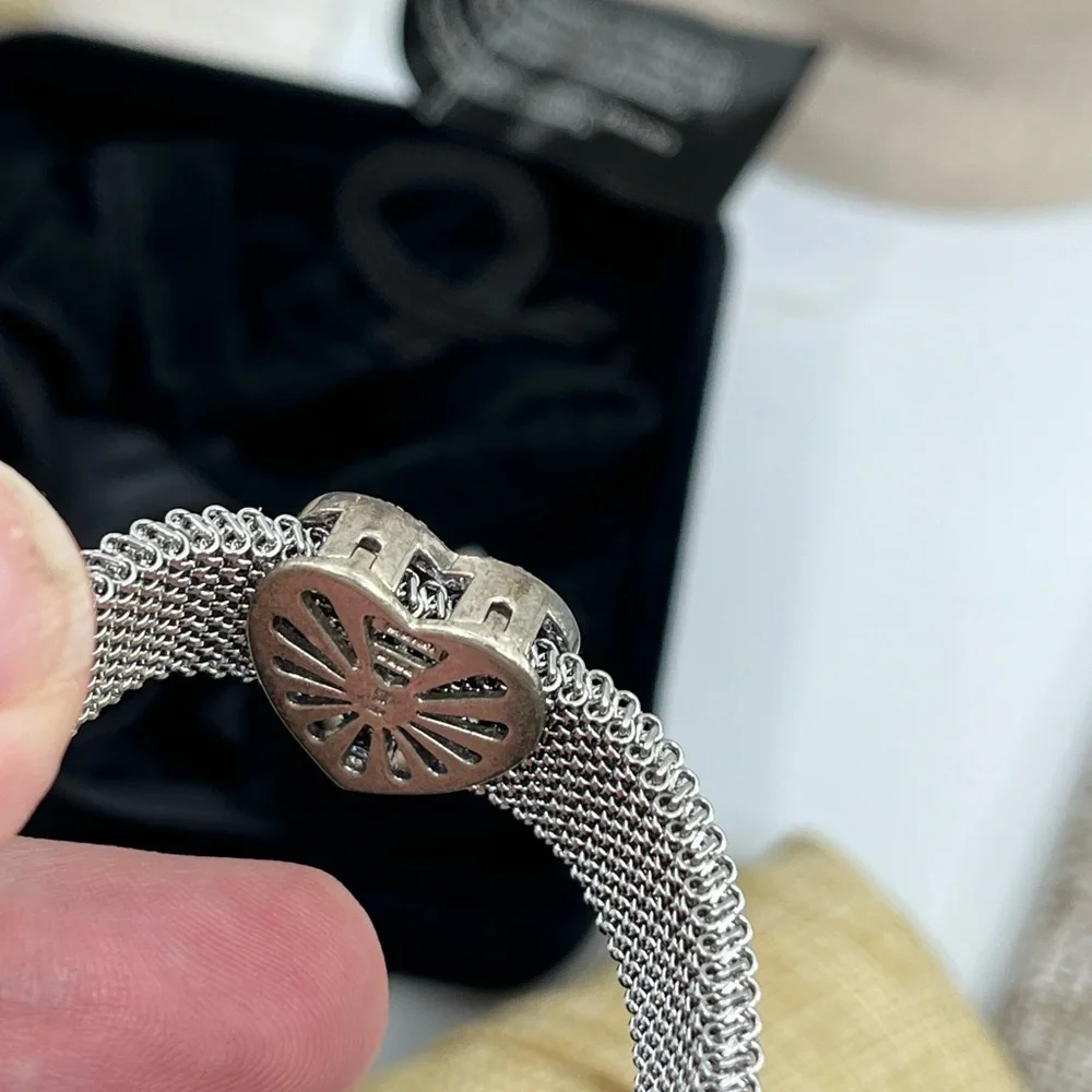 Suspicion QVC Stainless Steel Mesh Bracelet with 925 Interchangeable Ornaments - Picture 14 of 17